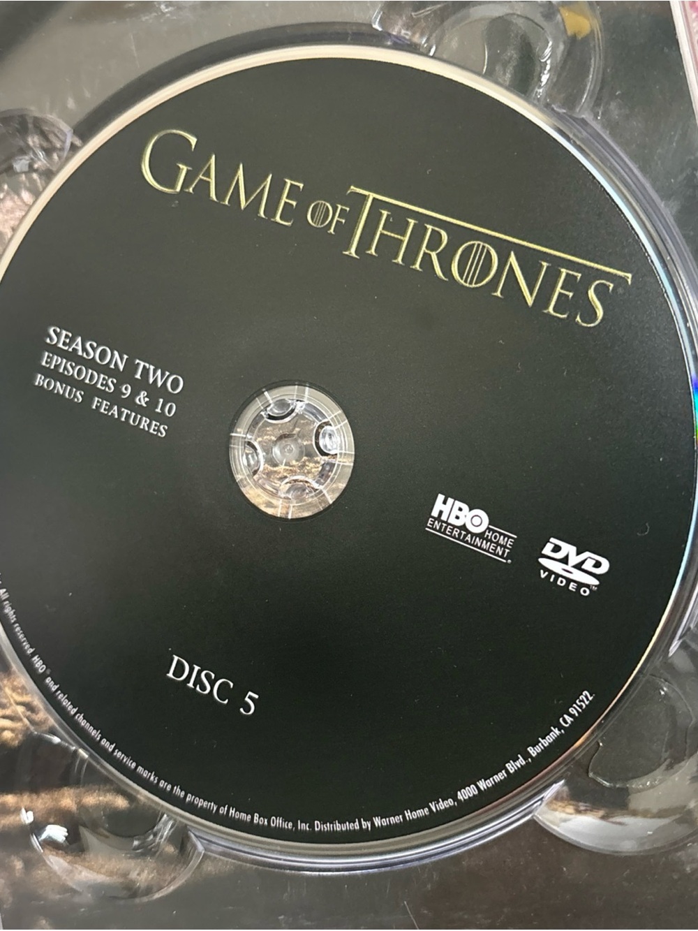 Game of Thrones Complete Second Season DVD Box Set HBO 5-Disc - Picture 12 of 15